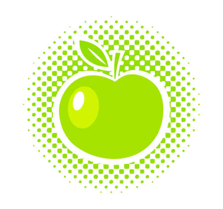 Green appleのイラスト素材