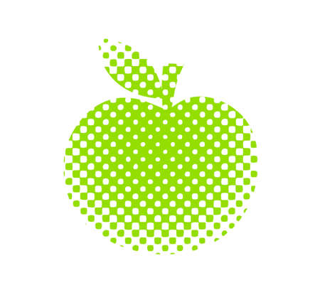 Green appleのイラスト素材