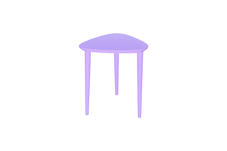 Table isolated on white background.の写真素材