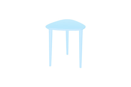 Table isolated on white background.の写真素材