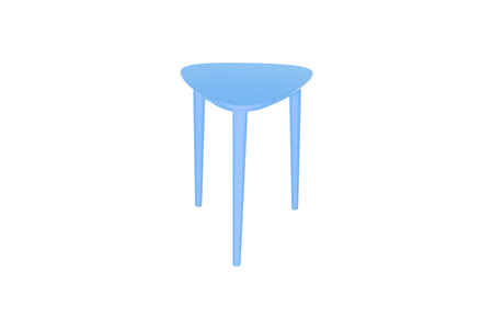 Table isolated on white background.の写真素材