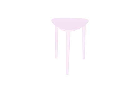 Table isolated on white background.の写真素材