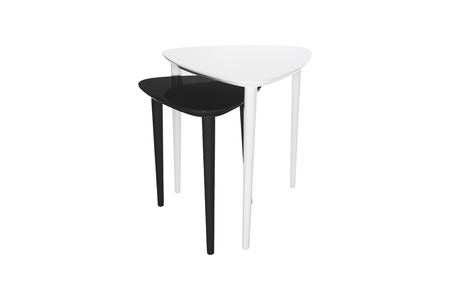 Table isolated on white background.の写真素材
