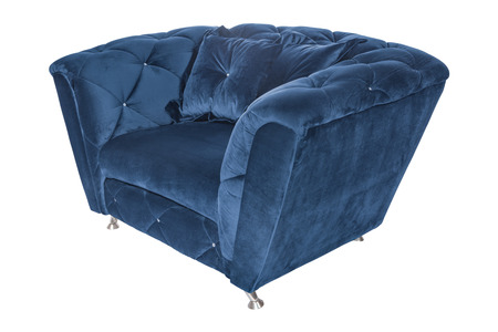 armchair. Modern designer chair on white background. Texture chair.の写真素材