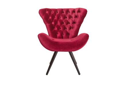 armchair. Modern designer chair on white background. Texture chair.の写真素材