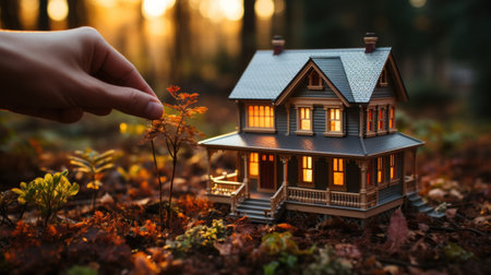 Real Estate Dreams: Unlocking the Door to a New Home. Generative AIの素材