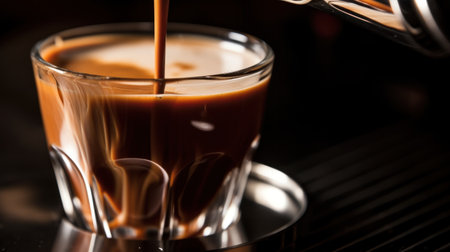 Sip in Style: Enjoying a Delightful Cup of Coffee,  Beautifully Crafted. Generative AIの素材