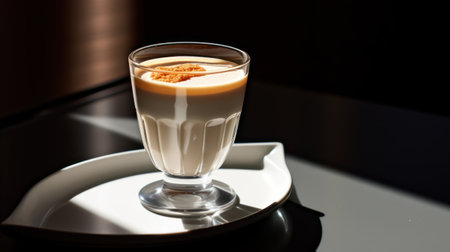 Sip in Style: Enjoying a Delightful Cup of Coffee,  Beautifully Crafted. Generative AIの素材