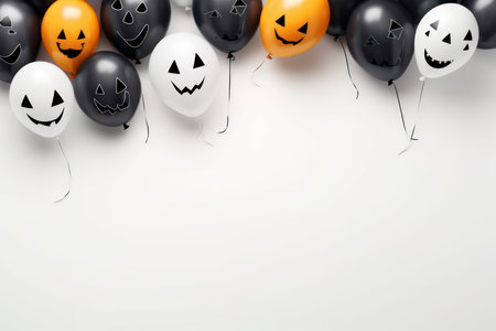 Halloween-Themed Background: Spooky Seasonal  Delights. Generative AIの素材