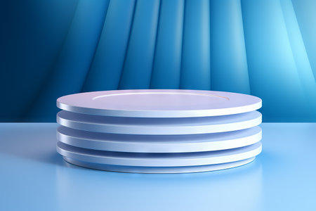 Products display podium with  nature creative background. Generative AIの素材