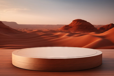 Abstract scene background. Cylinder podium on pink background. Product presentation, mock up,  show cosmetic product, Podium, stage pedestal or platform. Generative AIの素材