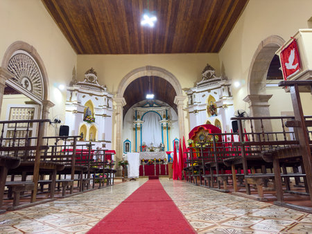 Church of the Divine  Holy Spirit in Boipeba Island â Bahia, Brazilの写真素材
