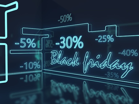 Ion black friday diskount sale. Promotion discountの写真素材