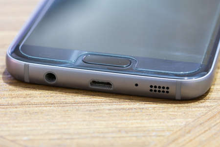 Mobile phone with protective glass