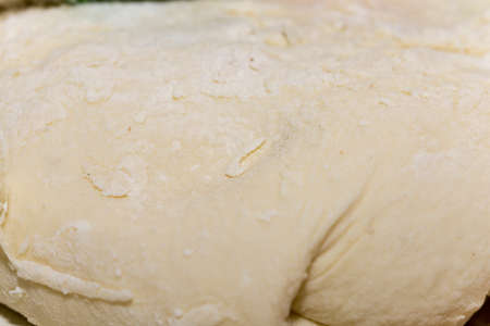 Mixed dough on the table.の写真素材