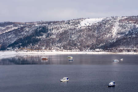 Lake Zlatar at Zlatibor Serbia at winter