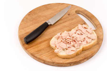 Delicious sandwich made of pate.の写真素材