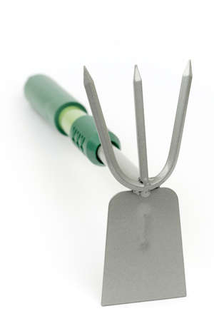 Garden spatula tool isolated over white.