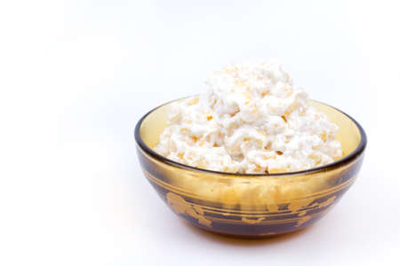 French corn sesame salad in the bowl.の写真素材