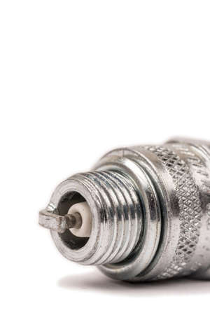 Spark plug with copy space.