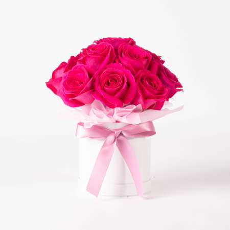 Bouquet of Roses taken in a beautiful light studioの写真素材