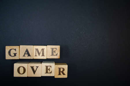 love you wooden cubes with lettersの写真素材