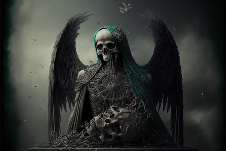 Scary death concept. Scary grim reaperの素材