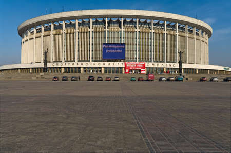  SAINT-PETERSBURG, RUSSIA - APRIL 22: The Petersburg Sports and Concert Complex arena on April 22, 2011 in Saint-Petersburg, Russia.のeditorial素材
