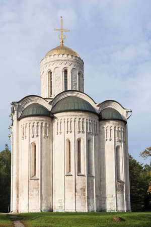 VLADIMIR CITY, RUSSIA - SEPTEMBER 24: Cathedral of the Dormition of the Theotokos in Vladimir city, Russia on September 24, 2011 in Vladimir city, Russia.のeditorial素材