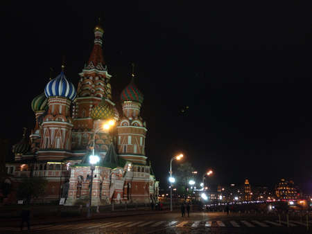  Saint Basil s Cathedral on Red Square in Moscow  Russiaの素材