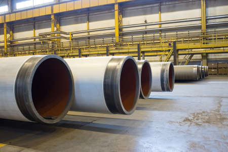 Products Pipe Rolling Plant, large diameter pipelinesのeditorial素材