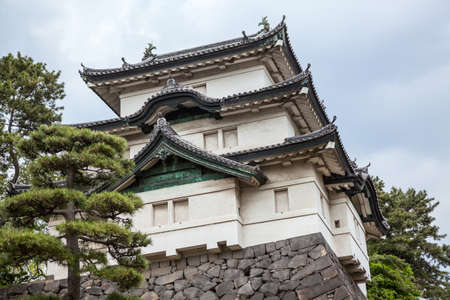 The Fujimi-yagura three-story keep is in the inner area of Imperial Palace. The Tokyo Imperial Palace is the main residence of the Emperor of Japanのeditorial素材