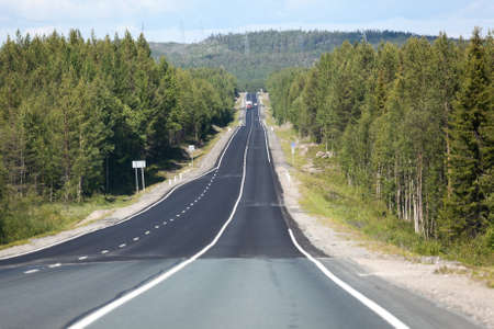 The Kola route going to the distance, Kolsky peninsula