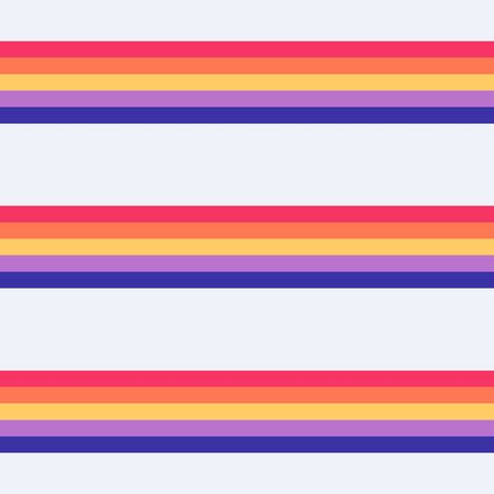 Trendy colorful stripes. Seamless patternのイラスト素材