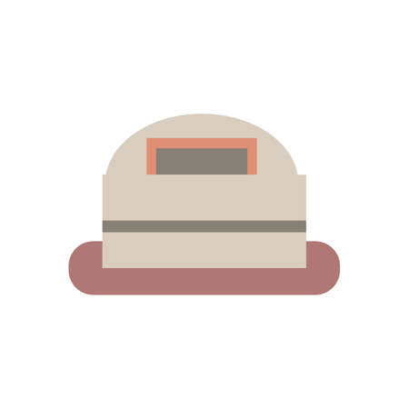 bunker. Vector illustration in a flat style.のイラスト素材
