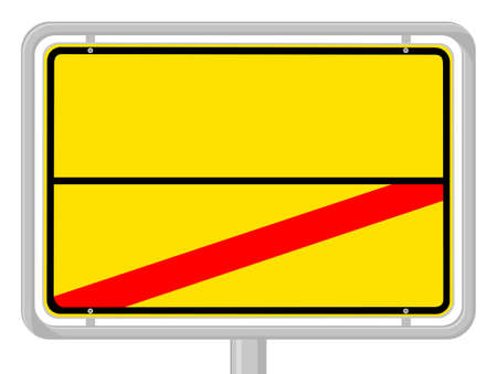 town signのイラスト素材