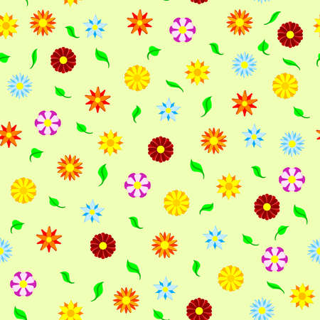 seamless flower pattern のイラスト素材
