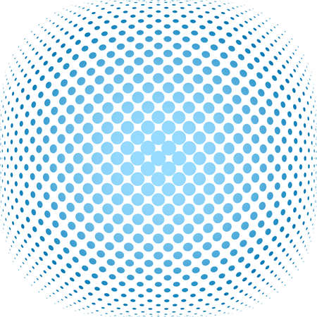 vector illustration of a dotted halftone backgroundのイラスト素材