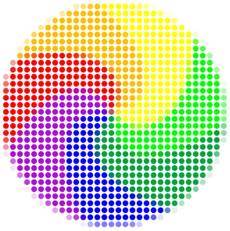 illustration of a dotted halftone backgroundのイラスト素材