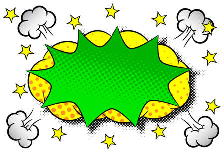 illustration of a comic sound effect crashのイラスト素材