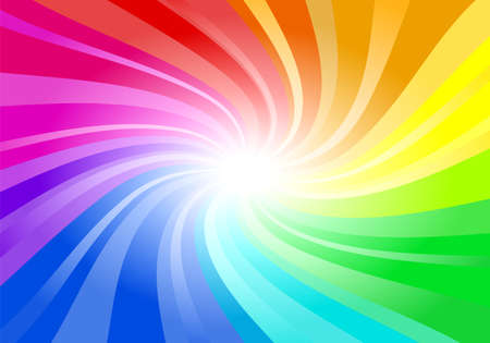 vector illustration of a abstract rainbow colored backgroundのイラスト素材