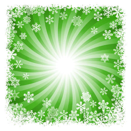 vector illustration of a abstract snowflake background のイラスト素材