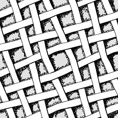 Vector illustration of a abstract hand drawn seamless patternのイラスト素材