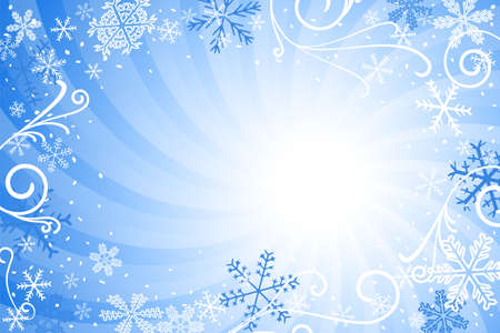 vector illustration of a decorated christmas backgroundのイラスト素材