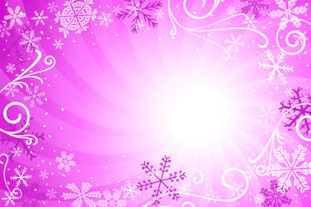 vector illustration of a decorated christmas backgroundのイラスト素材