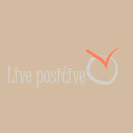 Inspiring phrase about positive life. Motivational slogans for printing on clothing and mugs, objects. Positive calls for posters. Graphic design for t-shirts and hoodies.のイラスト素材