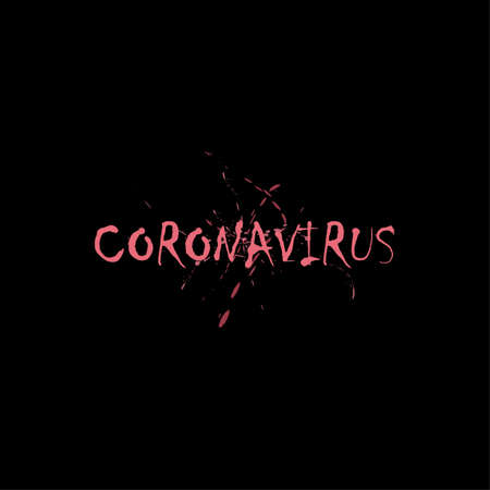 Coronavirus-threat to humanity. Vector illustration of a new biological threat to the world and the destruction of humanity.のイラスト素材