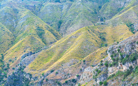 View of the hills in Crete in a horizontal format