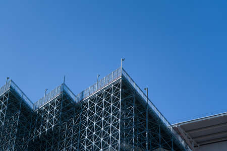 Glass building facadesの写真素材