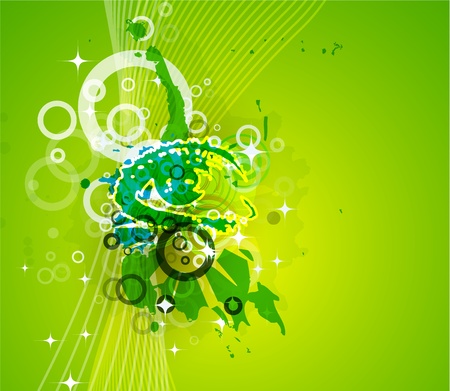 Abstract green backgroundのイラスト素材